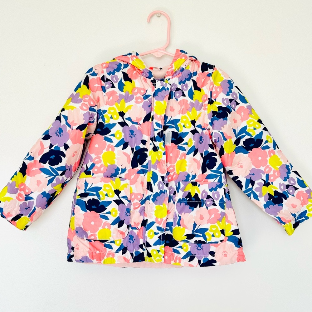 Carter’s Flower Rain Jacket for girls size 3T